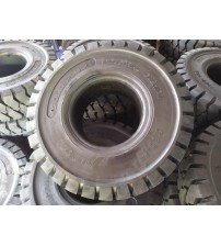 Lốp xe nâng 650-10 Solid Plus Thái Lan - Lốp đặc xe nâng 3 tấn giá rẻ